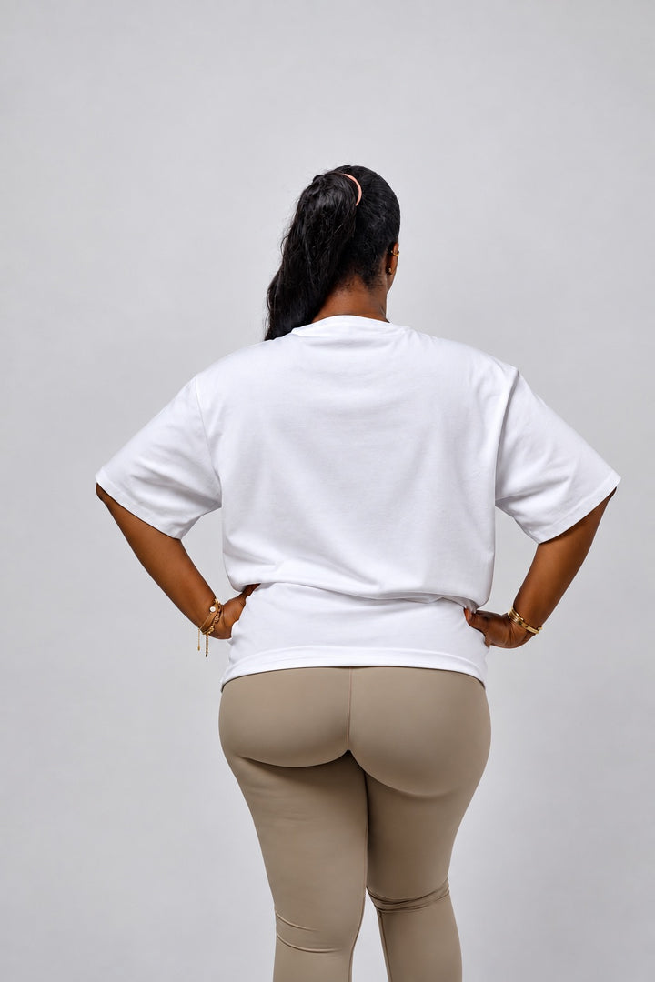 Kamali Oversized Tee in White