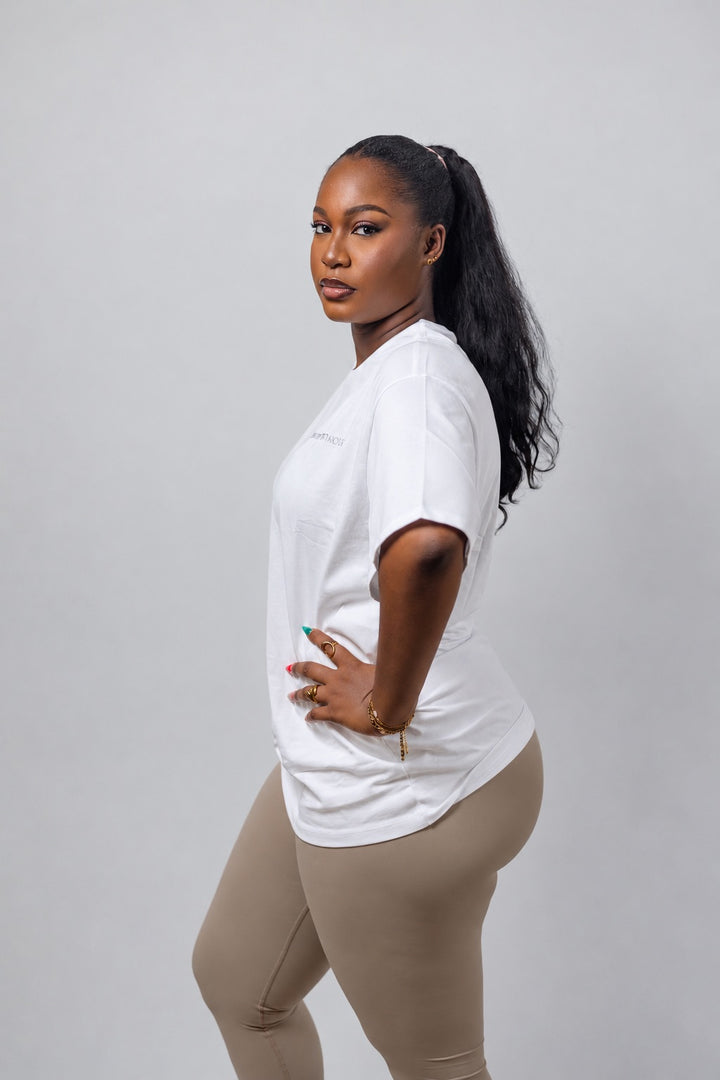 Kamali Oversized Tee in White