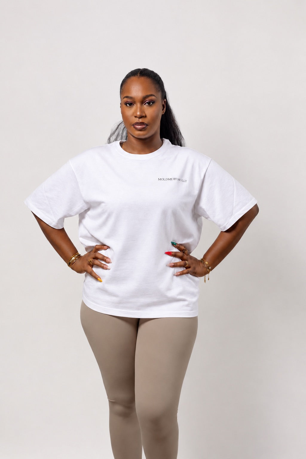Kamali Oversized Tee in White