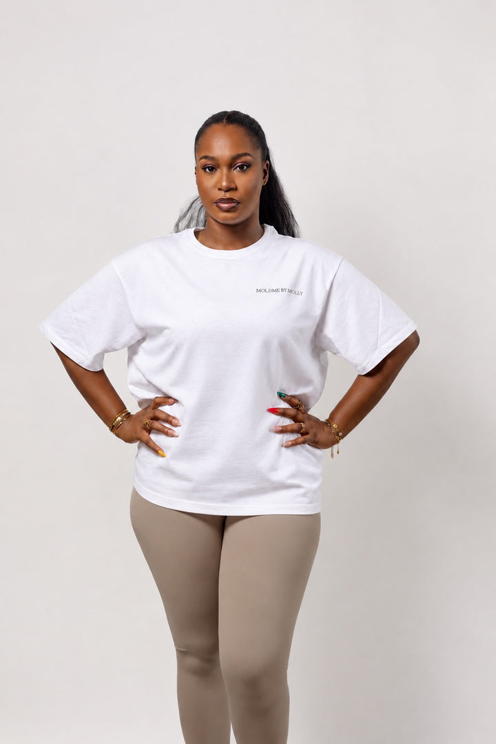 Kamali Oversized Tee in White
