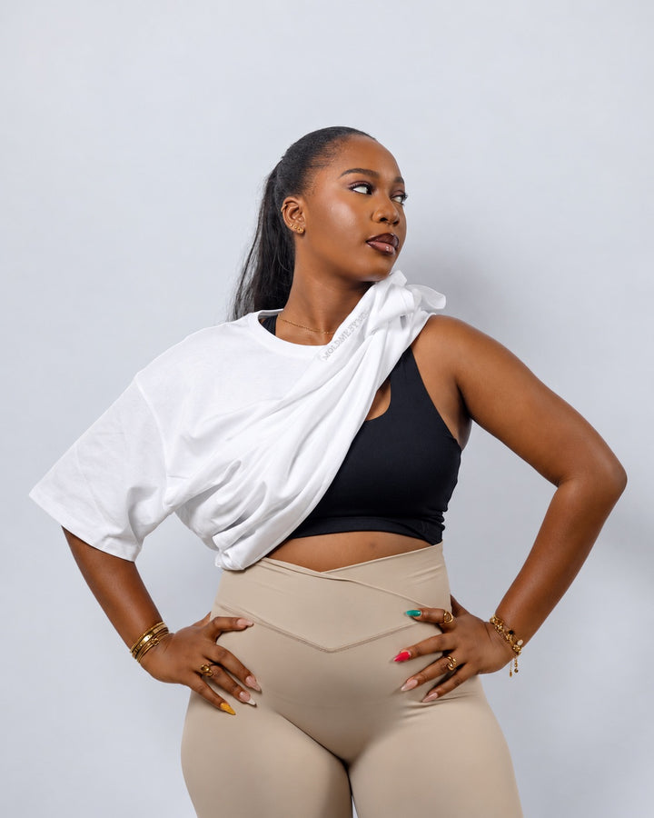 Kamali Oversized Tee in White