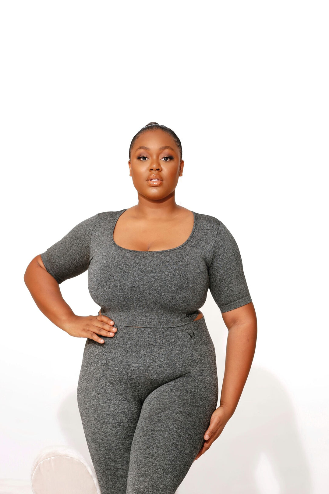 stretch short sleeve top - MoldMe By Molly