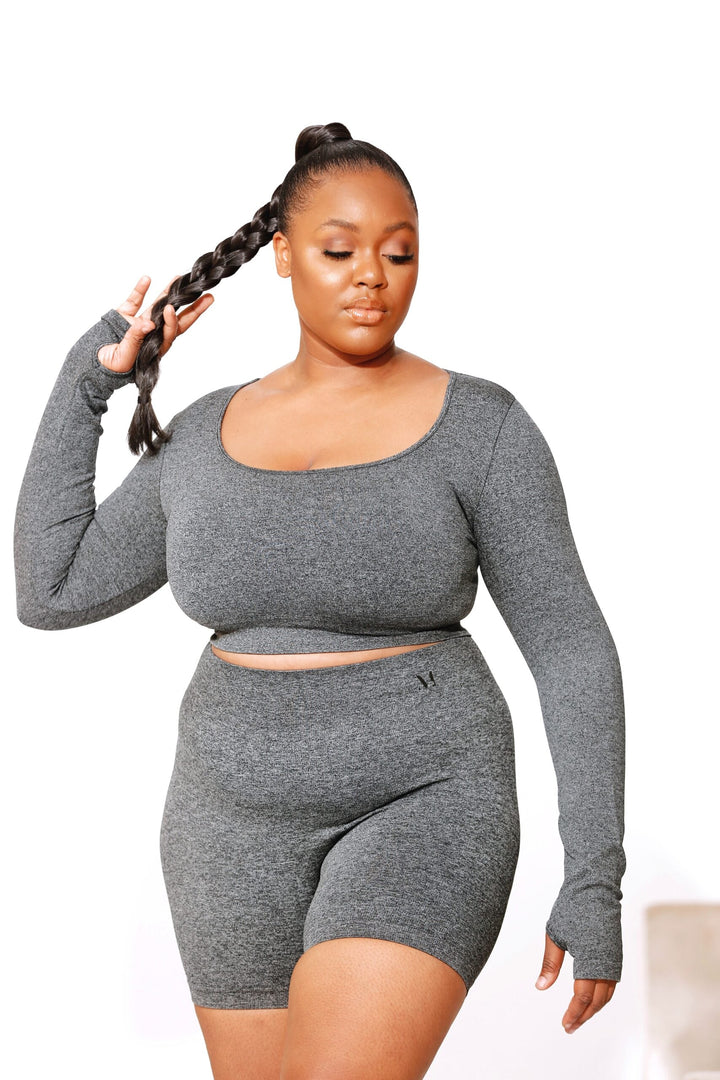 Amaré Dark Grey Shorts - MoldMe By Molly
