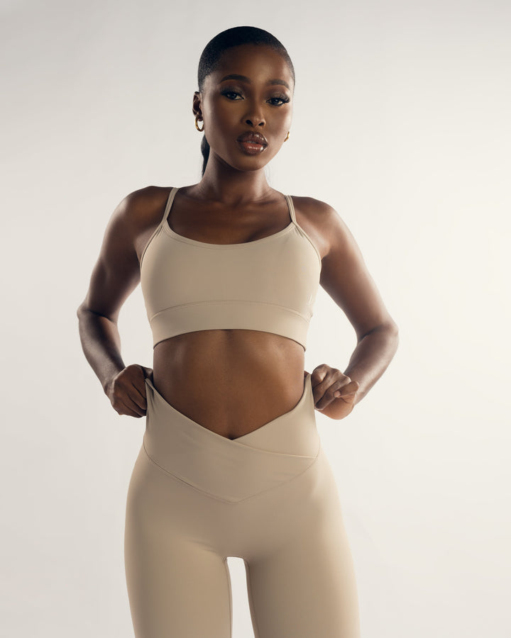 Bahati Bra Top in Taupe - MoldMe By Molly