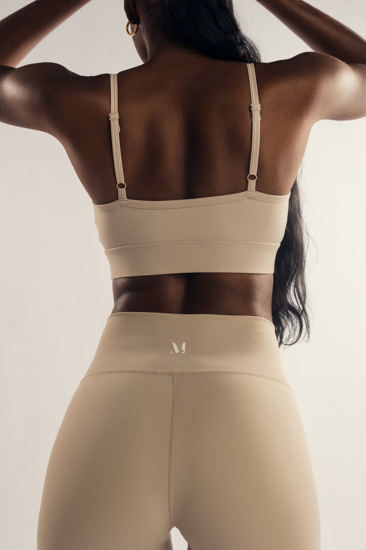 Bahati Bra Top in Taupe - MoldMe By Molly
