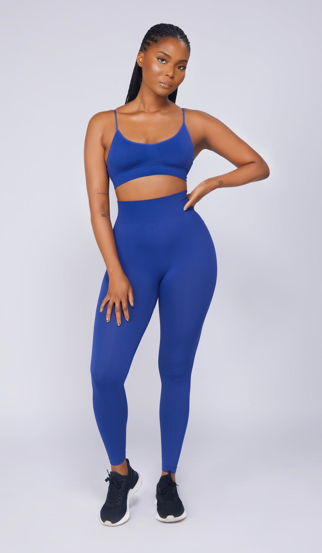 Blue running bra top - MoldMe By Molly